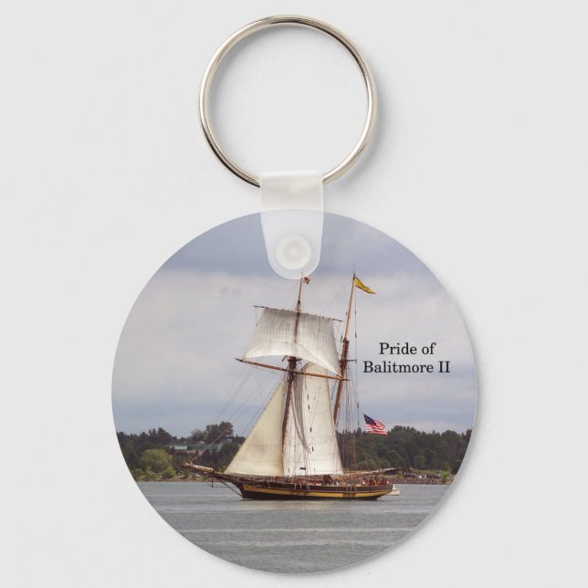 Pride of Baltimore II key chain (Front)