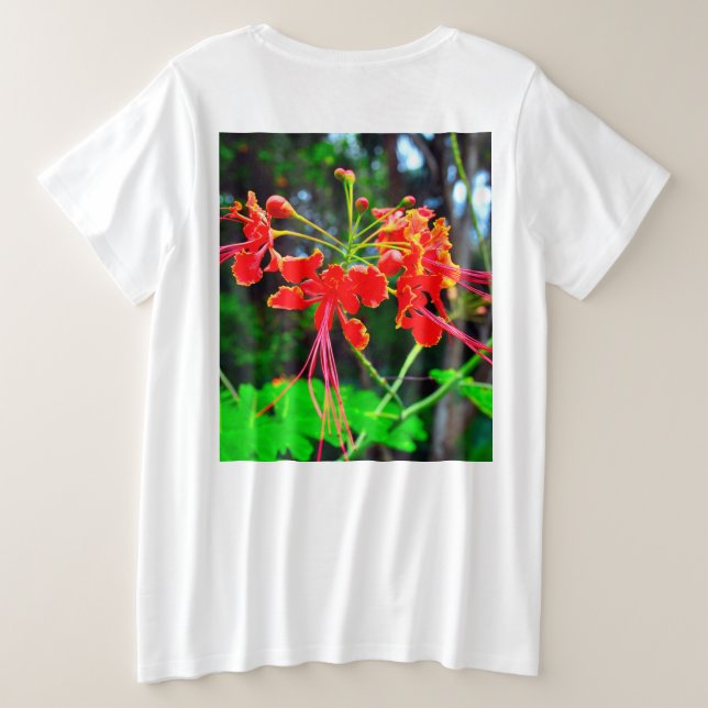 Pride of Barbados   Plus Size T-Shirt (Design Back)