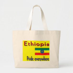 Pride of Ethiopia Large Tote Bag