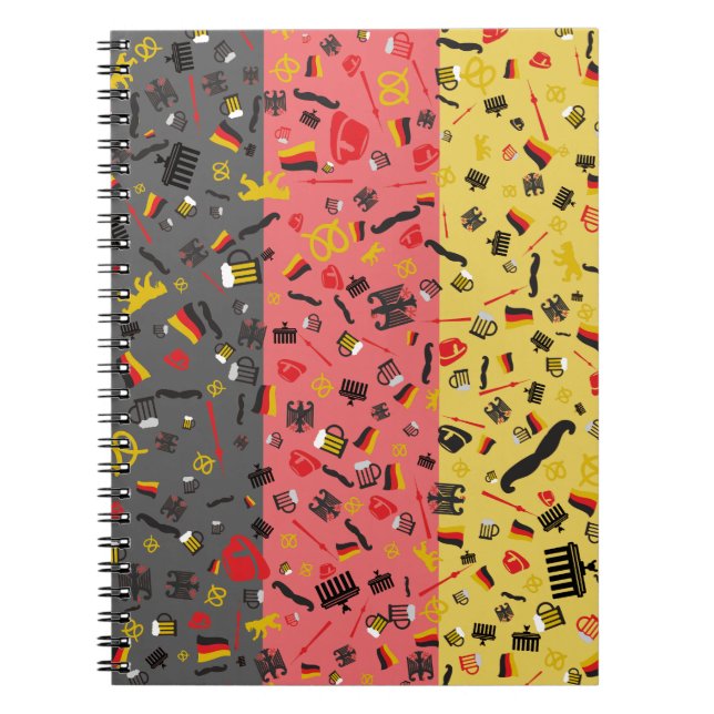 Pride of Germany Spiral Notebook (Front)