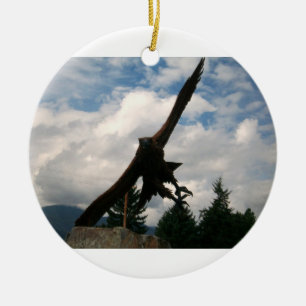 PRIDE OF LIBBY, MONTANA! CERAMIC TREE DECORATION