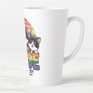 Pride of Los Angeles City California USA Latte Mug