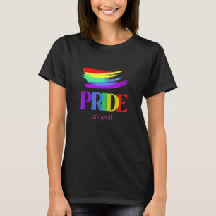 PRIDE of Myself LGBTQ gay lesbian T-Shirt