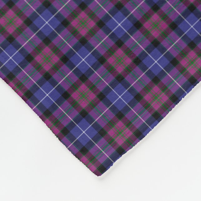 Pride Of Scotland Fashion Tartan Fleece Blanket (Corner)
