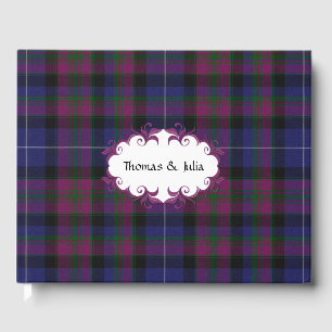 Pride of Scotland Plaid Wedding Guest Book