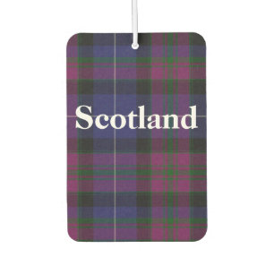 Pride of Scotland Tartan Plaid Air Freshener