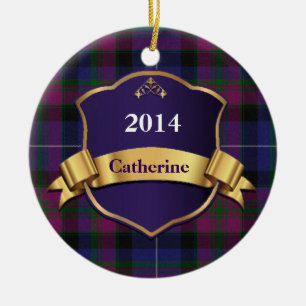 Pride of Scotland Tartan Plaid Custom ornament