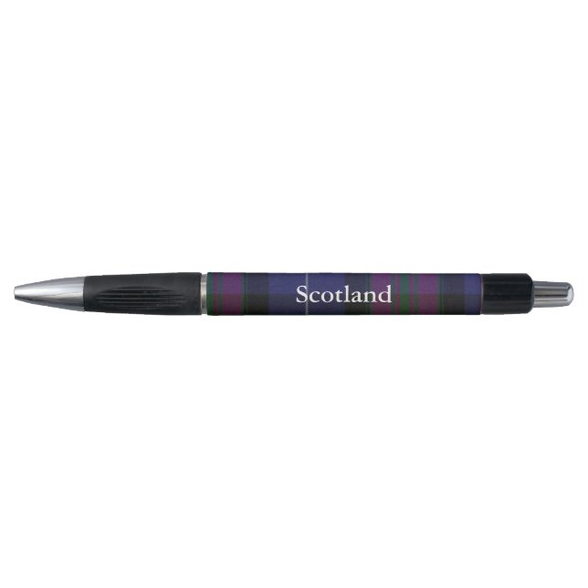 Pride of Scotland Tartan Plaid Custom Pen (Front)