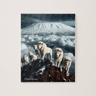 Pride of white lions: puzzle