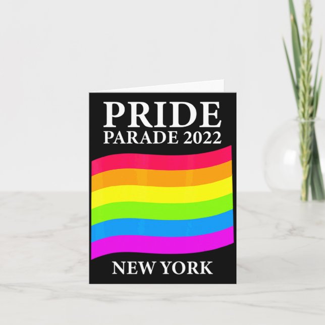 Pride Parade 2022 New York City _1  Card (Front)