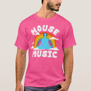Pride Peace And Love Rainbow Edm House Music T-Shirt