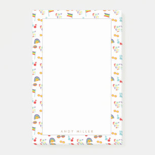 Pride Peace Love Post-it Notes