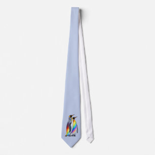Pride Penguins Stand Together Tie