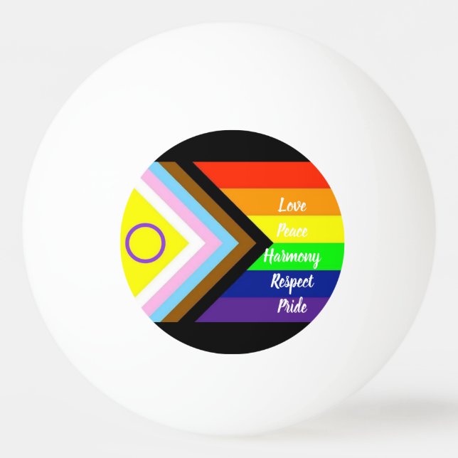 Pride Ping Pong Ball (Front)