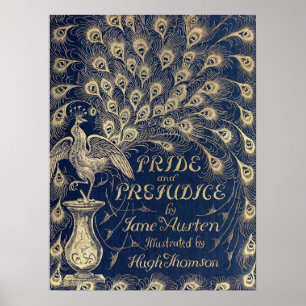Pride & Prejudice Antique Cover Poster