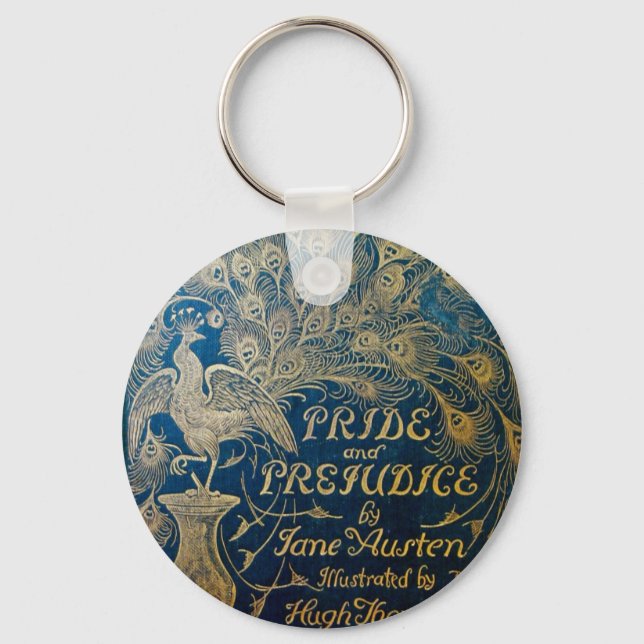 Pride & Prejudice Peacock Key Chain (Front)