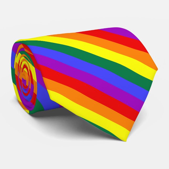 Pride #Pride rainbow tie (Rolled)