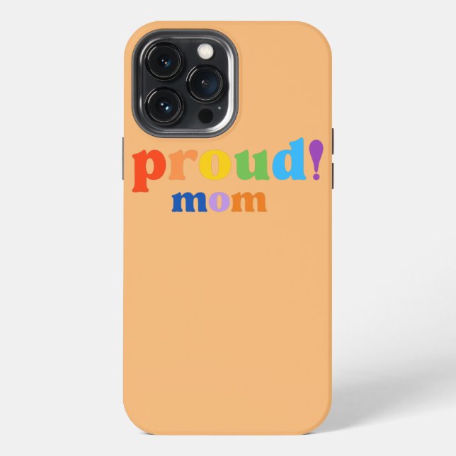 Pride Proud mum June  iPhone Case (Back)