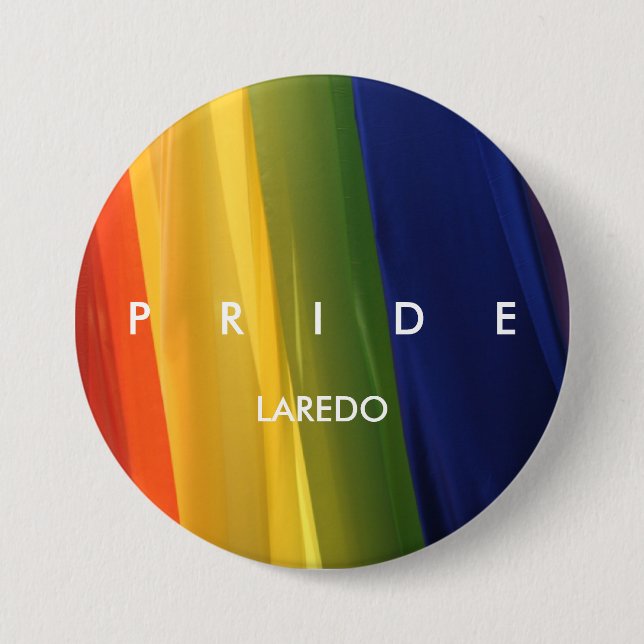 PRIDE Rainbow 7.5 Cm Round Badge (Front)