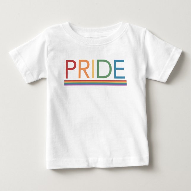PRIDE Rainbow Baby T-Shirt (Front)