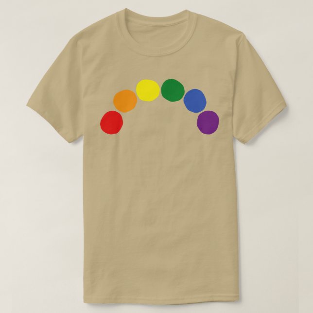 Pride Rainbow Balls T-Shirt (Design Front)