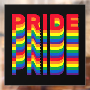 Pride rainbow black lgbt lgbtq retro cool custom