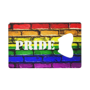 PRIDE Rainbow Brick Bottle Opener
