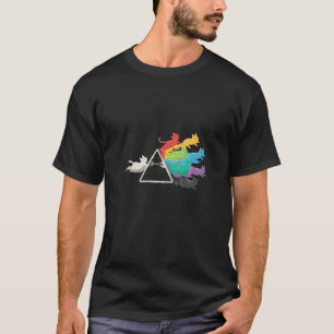 Pride Rainbow Cats Prisma Progressive Rock Artroc T-Shirt
