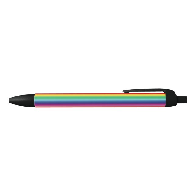 pride rainbow colours lgbt black ink pen (Top)