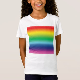 Pride rainbow colours lgbtq lgbt gay flag kids T-Shirt