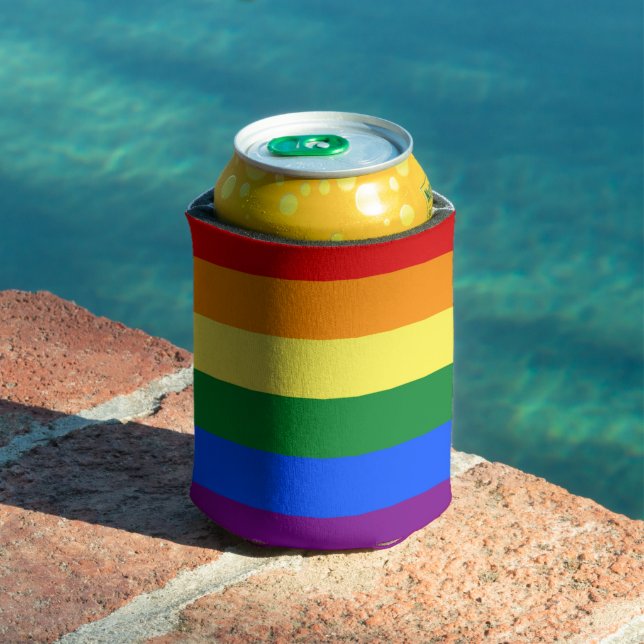 Pride Rainbow Flag Can Cooler (In Situ Pool)