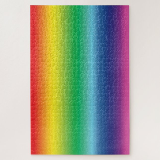 pride rainbow flag colors lgbt jigsaw puzzle (Vertical)