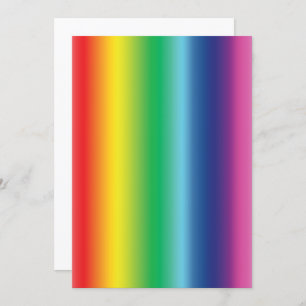 Pride rainbow flag colours gradient pattern modern invitation