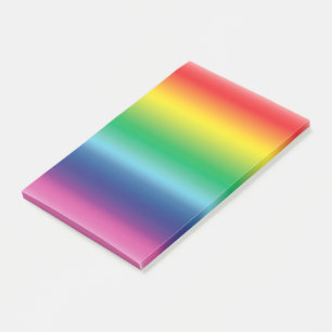 Pride rainbow flag colours gradient pattern modern post-it notes