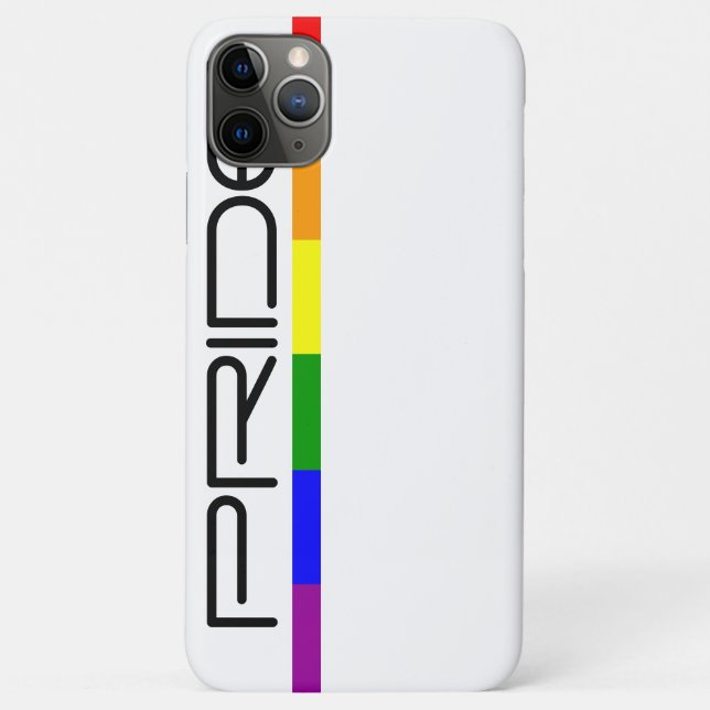 Pride Rainbow Flag Modern and Sleek Pride Design Case-Mate iPhone Case (Back)