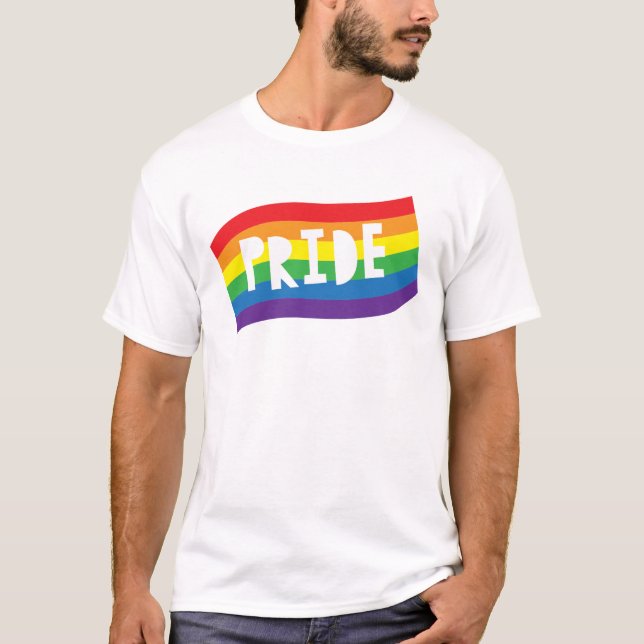 Pride Rainbow Flag T-Shirt (Front)