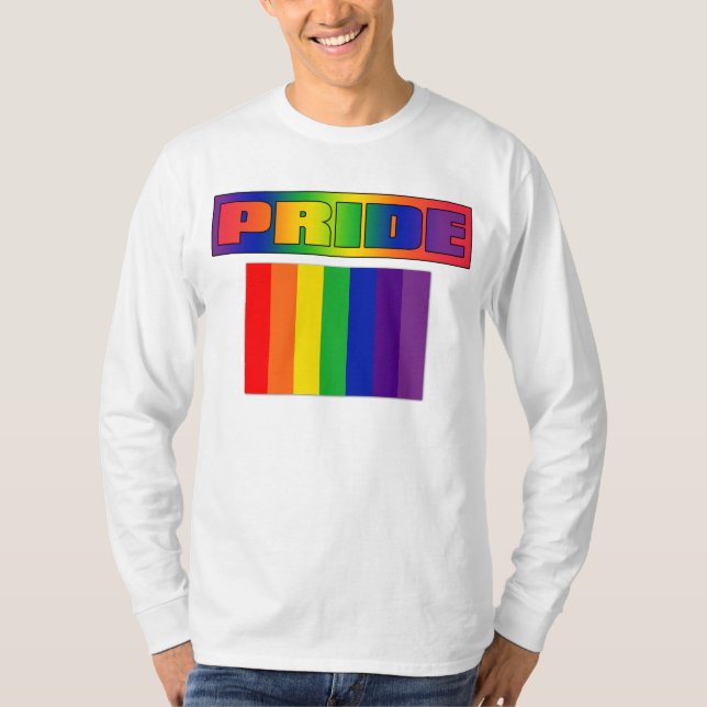 Pride Rainbow Flag T-Shirt (Front)