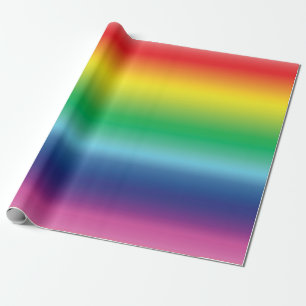 Pride rainbow gay flag colours lgbt lgbtq gift wrapping paper