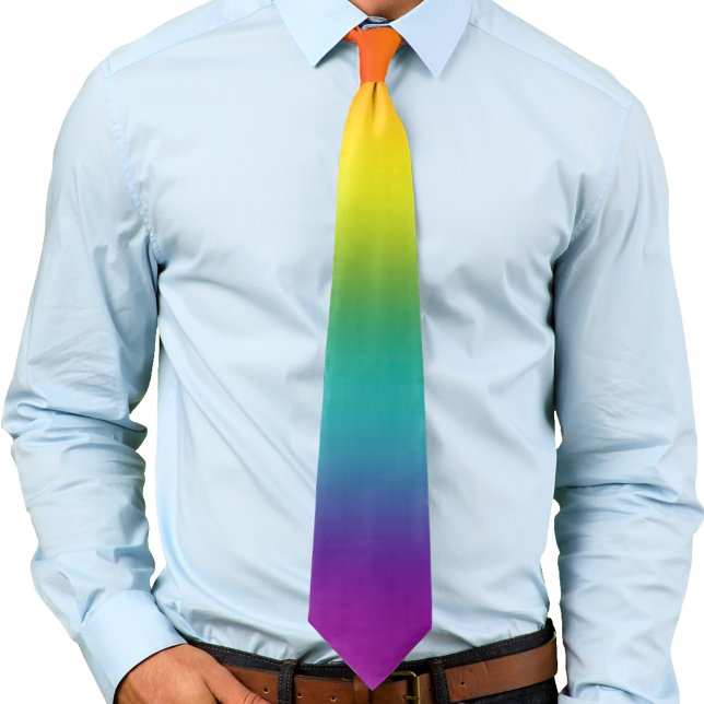 Pride Rainbow Gradient Ombre Tie (Creator Uploaded)