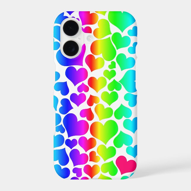 pride rainbow hearts (Back)