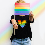 Pride Rainbow LGBTQ Girls Basic Dark T-Shirt<br><div class="desc">Pride Rainbow LGBTQ Girls Basic Dark T-Shirt</div>