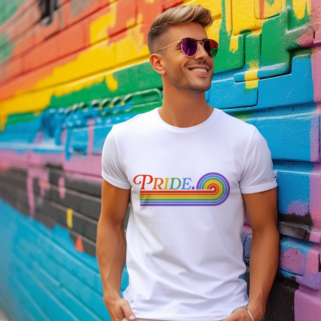 Pride Rainbow LGBTQ Men's Basic Dark T-Shirt (Creator Uploaded)