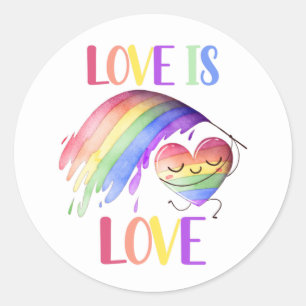 Pride Rainbow Love Sticker