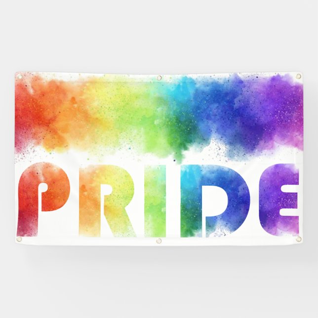 Pride Rainbow Outdoor Banner (Horizontal)