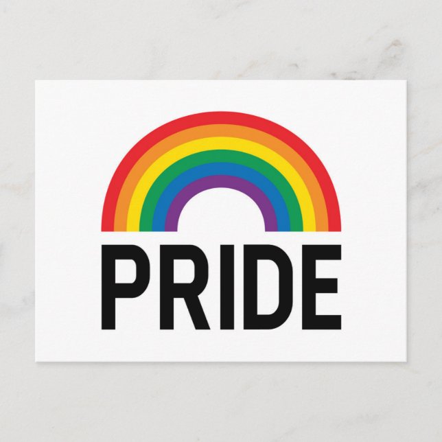 Pride Rainbow Postcard (Front)