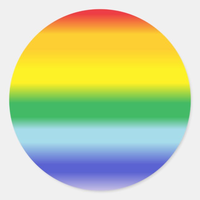 Pride Rainbow Sticker (Front)