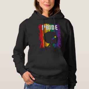 Pride Rainbow Sunflower Hearts Lgbt Gay Lesbian Pr Hoodie