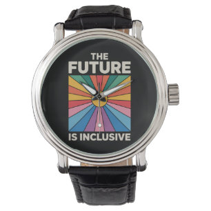 Pride Rainbow The Future is Inclusive LGBTQ Watch