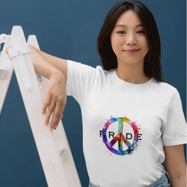 Pride rainbow water colour for lgbtq community T-Shirt (Creator Uploaded)
