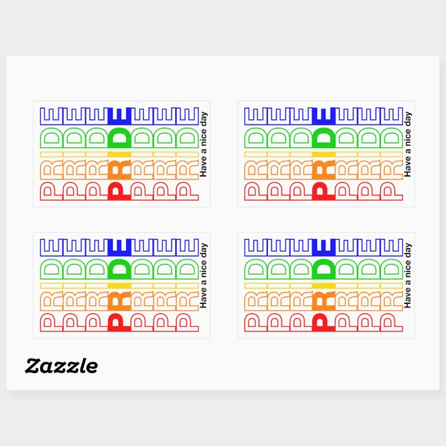 Pride Rectangular Sticker (Sheet)